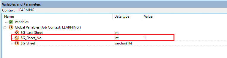 Variables